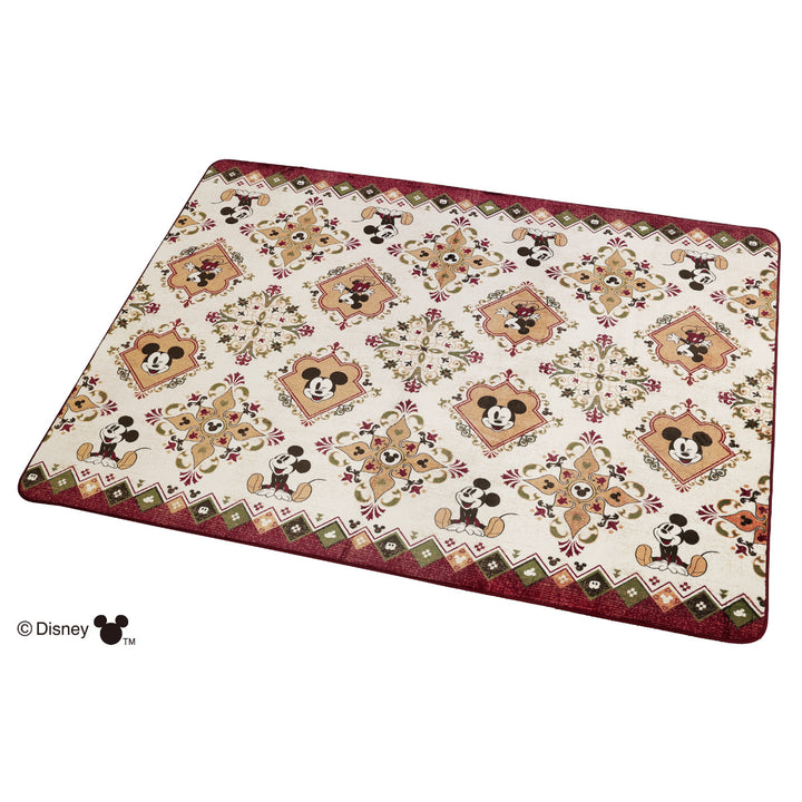 ラグ180×240cmミッキーマウスフランネル