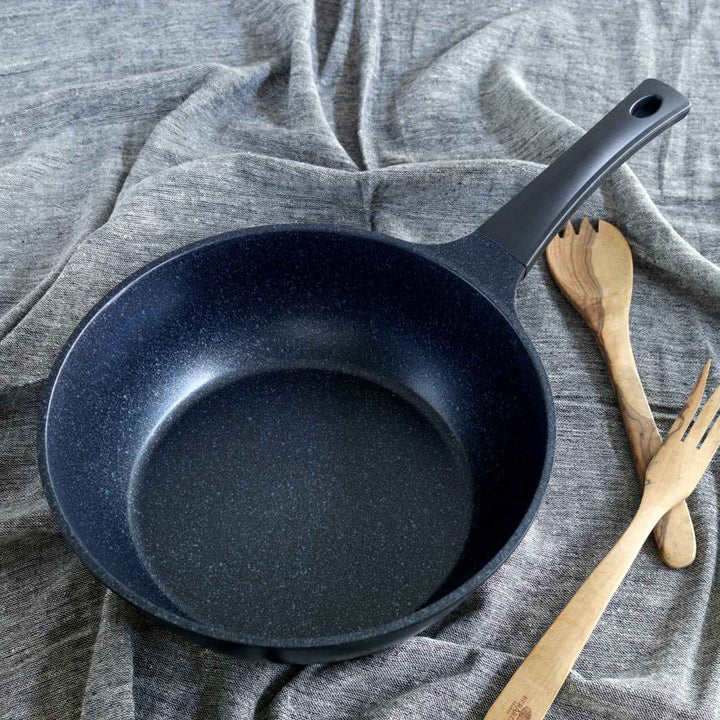 いため鍋28cmIH対応軽量ダイヤモンドマーブルコーティング深型フライパン