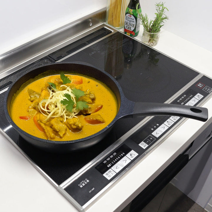 いため鍋28cmIH対応軽量ダイヤモンドマーブルコーティング深型フライパン