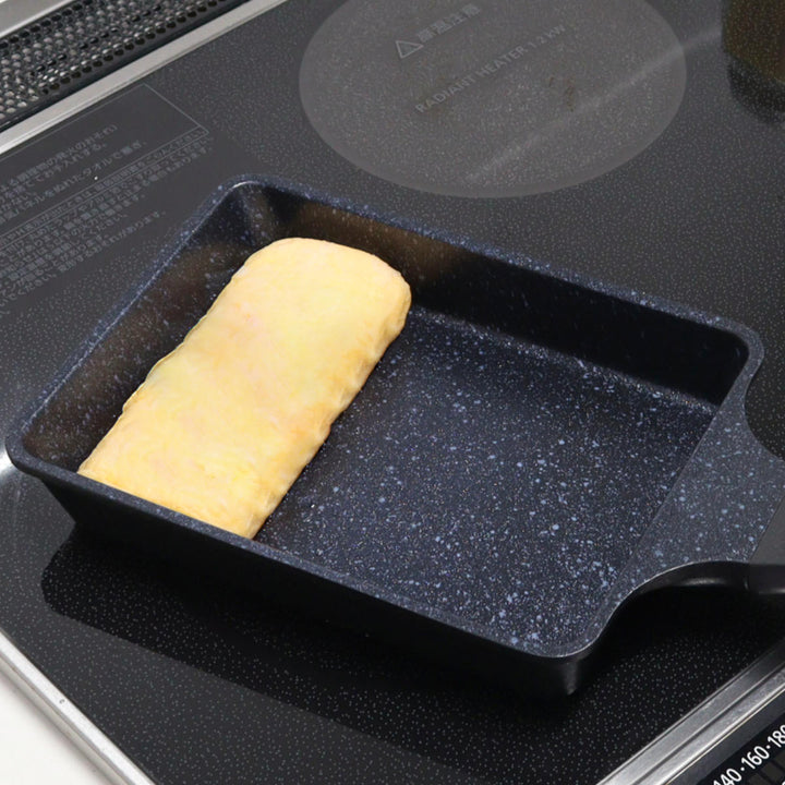 卵焼き器IH対応13×18cmIH対応軽量ダイヤモンドマーブルコーティング