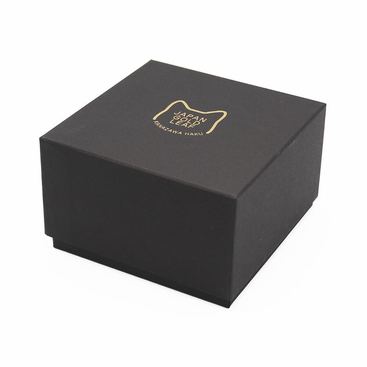 皿金箔ネコ醤油皿