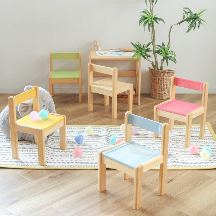 学習椅子L身長110cm向けTODDLER木製ひのき日本製