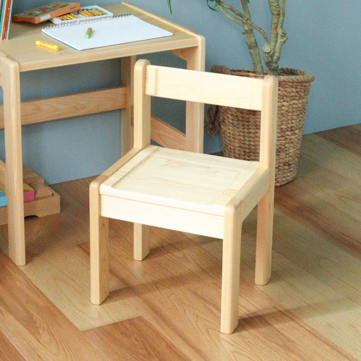 学習椅子L身長110cm向けTODDLER木製ひのき日本製