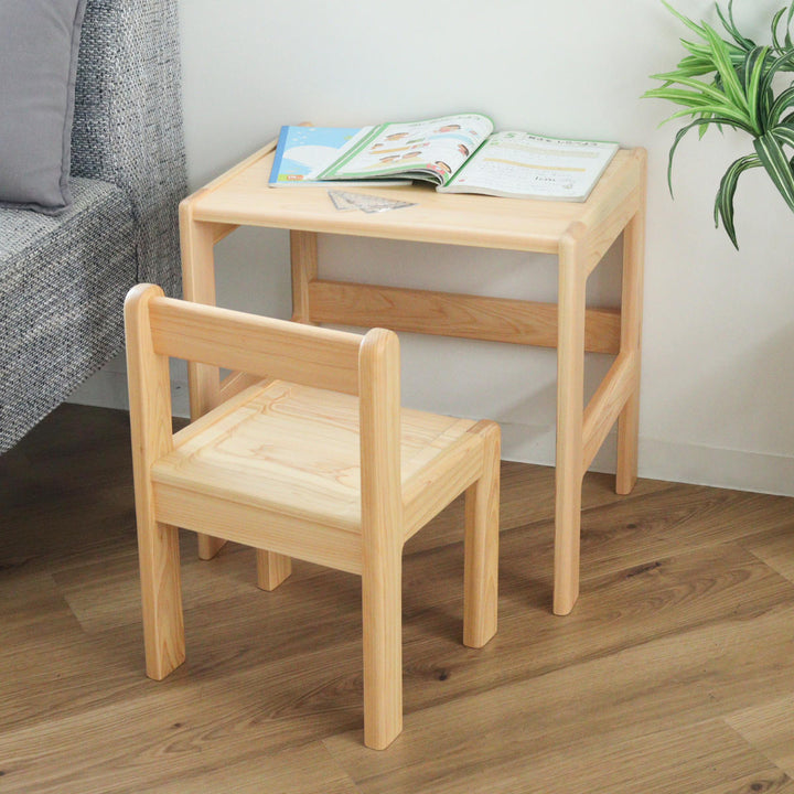 学習椅子L身長110cm向けTODDLER木製ひのき日本製