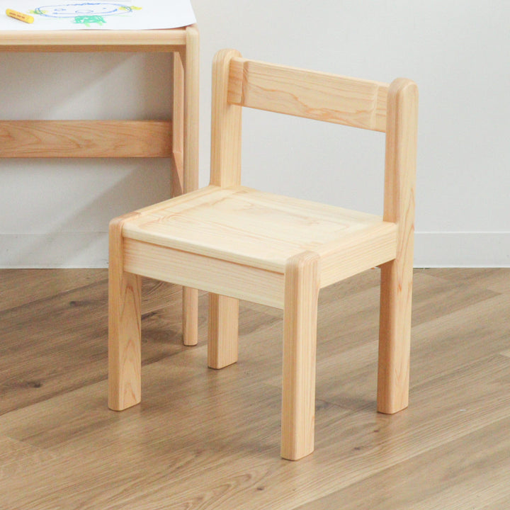 学習椅子L身長110cm向けTODDLER木製ひのき日本製