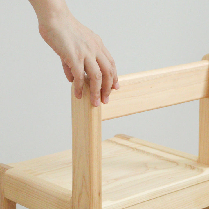 学習椅子L身長110cm向けTODDLER木製ひのき日本製
