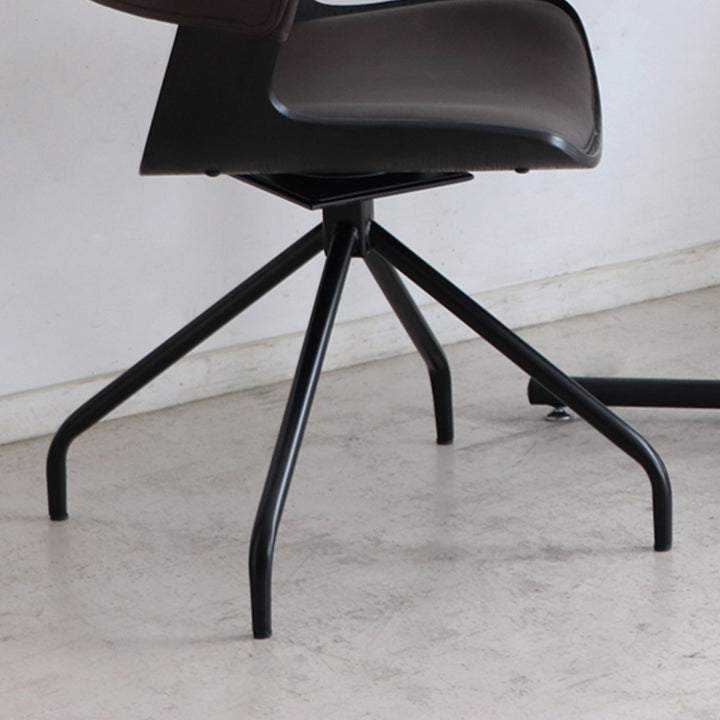 ダイニングチェア座面高43cm回転ラウンドチェアルシア