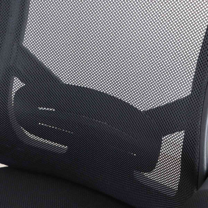 オフィスチェア座面高44.5～52.5cmヘッドレスト付きフットレスト付きメッシュFT