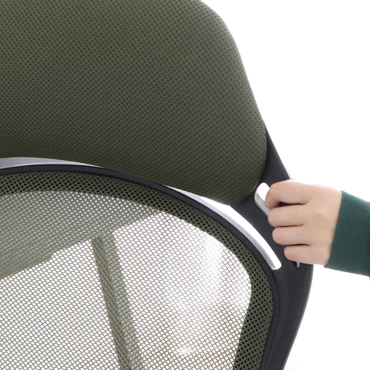 オフィスチェア座面高44.5～52.5cmヘッドレスト付きフットレスト付きメッシュFT