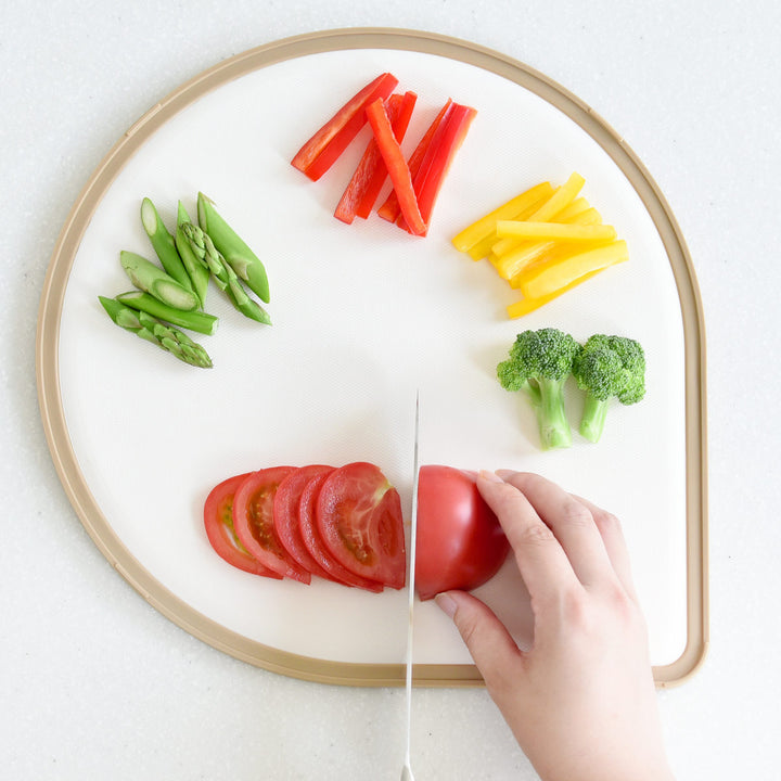 まな板刃あたりのよいしずく型まな板食洗機対応日本製