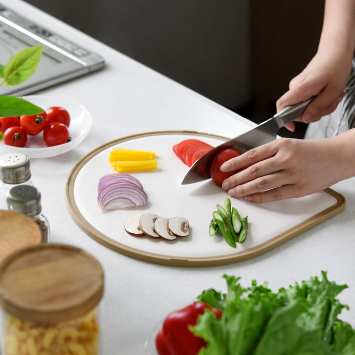 まな板刃あたりのよいしずく型まな板食洗機対応日本製