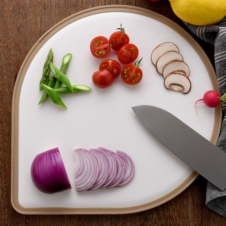 まな板刃あたりのよいしずく型まな板食洗機対応日本製