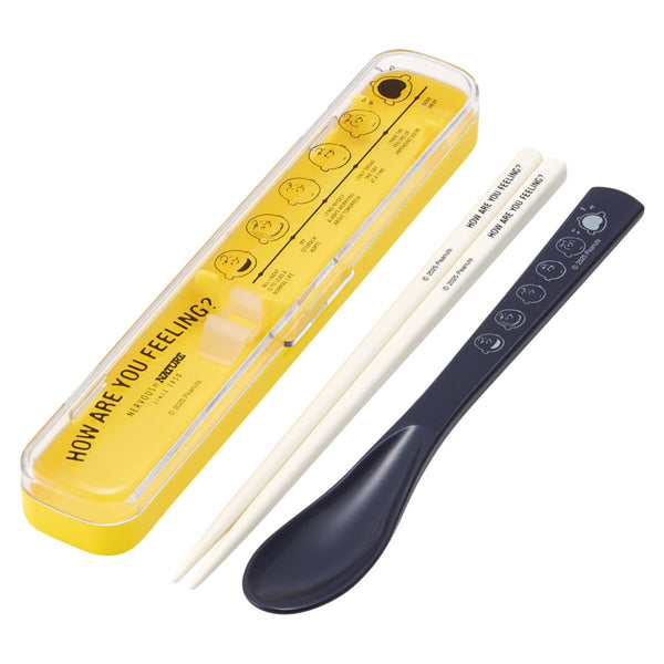 抗菌スリムコンビセットスヌーピーグッドネス75周年音の鳴らないお箸スプーン