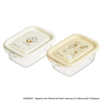 弁当箱 2個入 300ml 抗菌シールボックス くまのプーさん