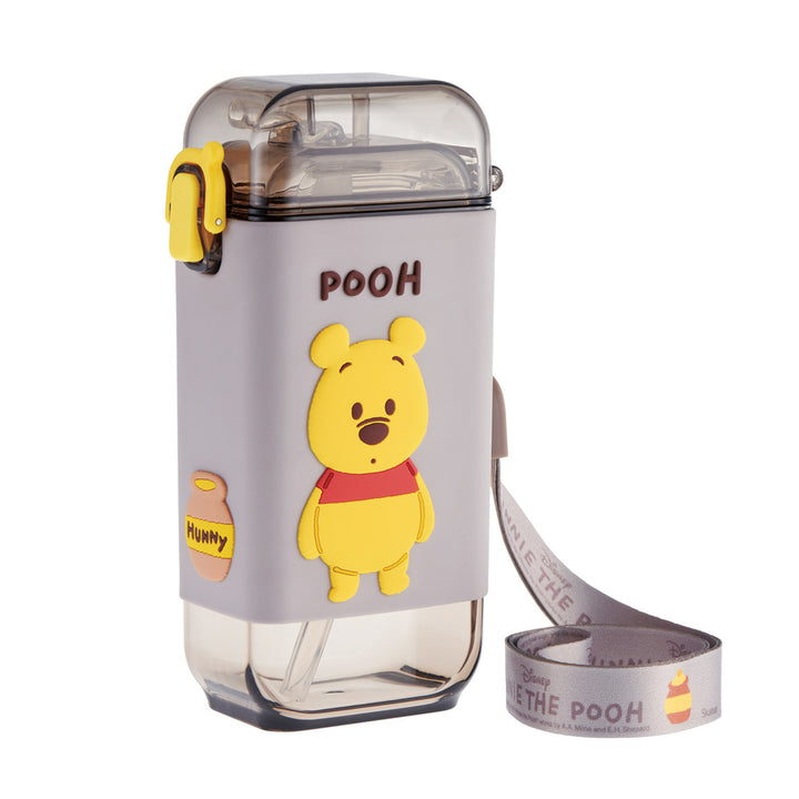 水筒450mlスクエアストローボトルMくまのプーさん