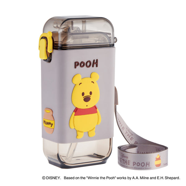 水筒450mlスクエアストローボトルMくまのプーさん