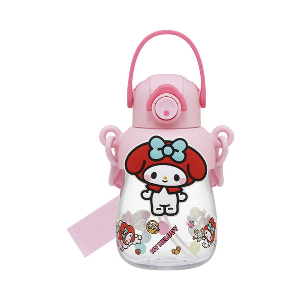 水筒650mlラバーマスコット付ストローボトルマイメロ大好きな日々