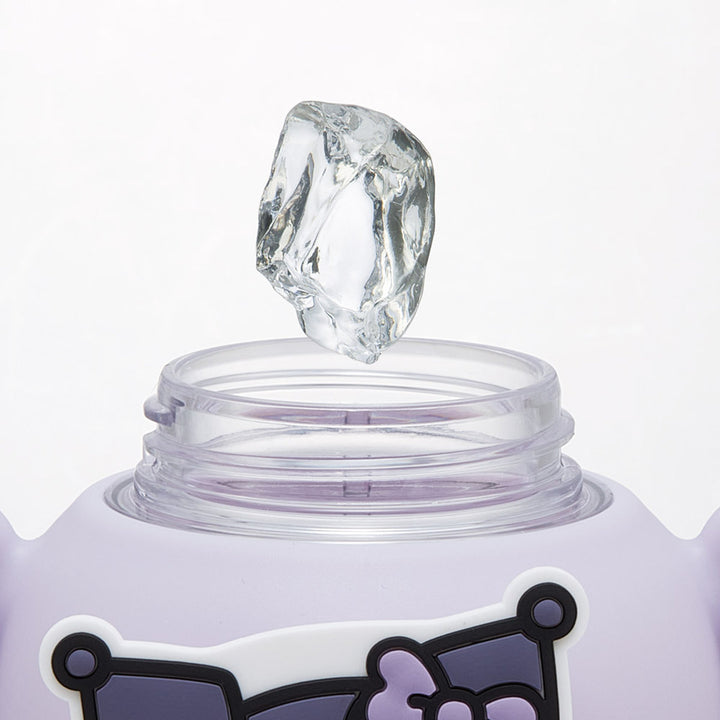 水筒650mlラバーマスコット付ストローボトルクロミ大好きな日々