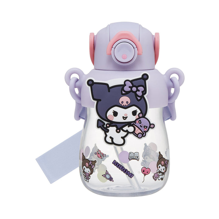 水筒650mlラバーマスコット付ストローボトルクロミ大好きな日々