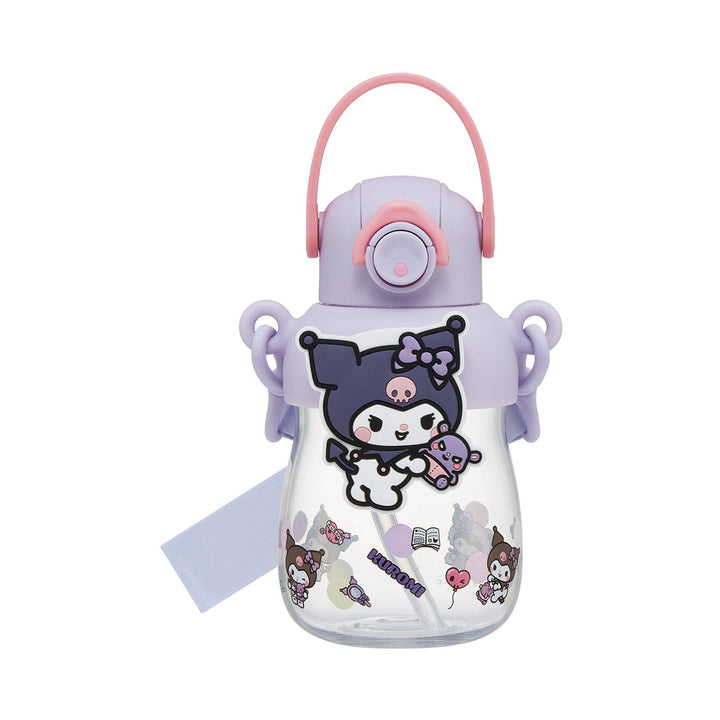 水筒650mlラバーマスコット付ストローボトルクロミ大好きな日々