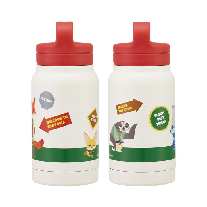 水筒350mlスクリューハンドルマグボトルズートピア／ワッペン