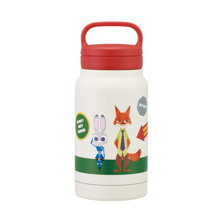 水筒350mlスクリューハンドルマグボトルズートピア／ワッペン