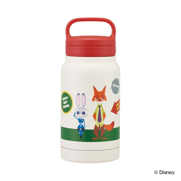 水筒350mlスクリューハンドルマグボトルズートピア／ワッペン