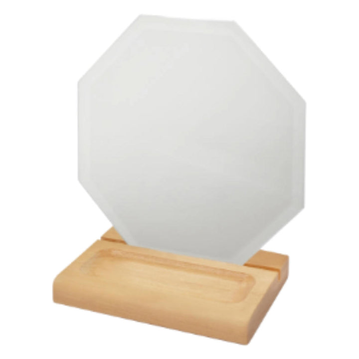 スタンドミラーモーメント木製スタンド付き掛け置き兼用