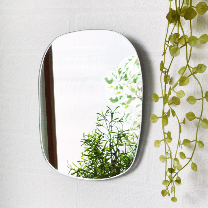 スタンドミラーモーメント木製スタンド付き掛け置き兼用