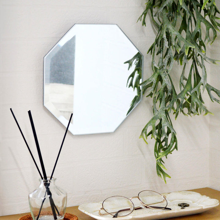 スタンドミラーモーメント木製スタンド付き掛け置き兼用