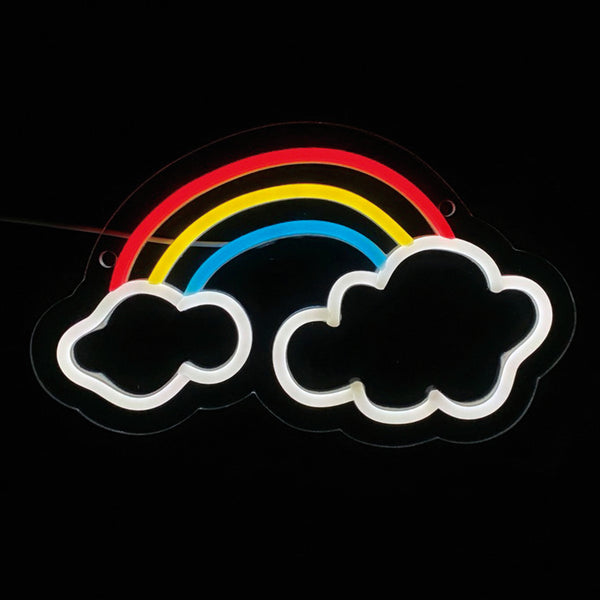 サインライトLEDRainbowネオニーサインライトSLOWER