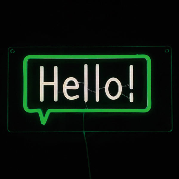 サインライトLEDHelloネオニーサインライトSLOWER