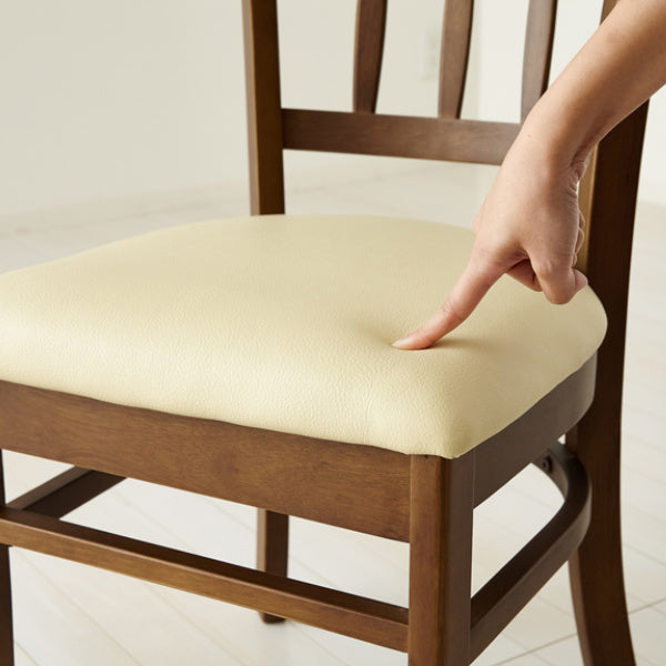 ダイニングチェア同色2脚セット座面高42cmマーチ