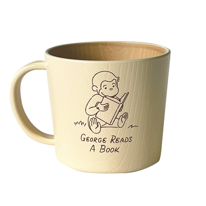 マグカップおさるのジョージCG抗菌塗マグベージュ