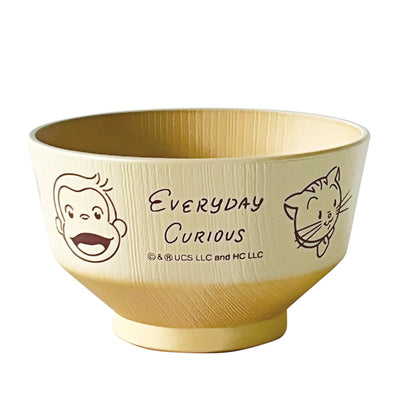 汁椀 おさるのジョージ CG 抗菌 塗 汁わん ベージュ