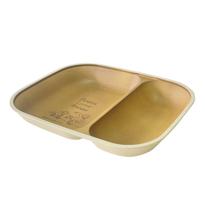 ランチプレート おさるのジョージ CG 抗菌 塗 スクエア ランチ皿 ベージュ