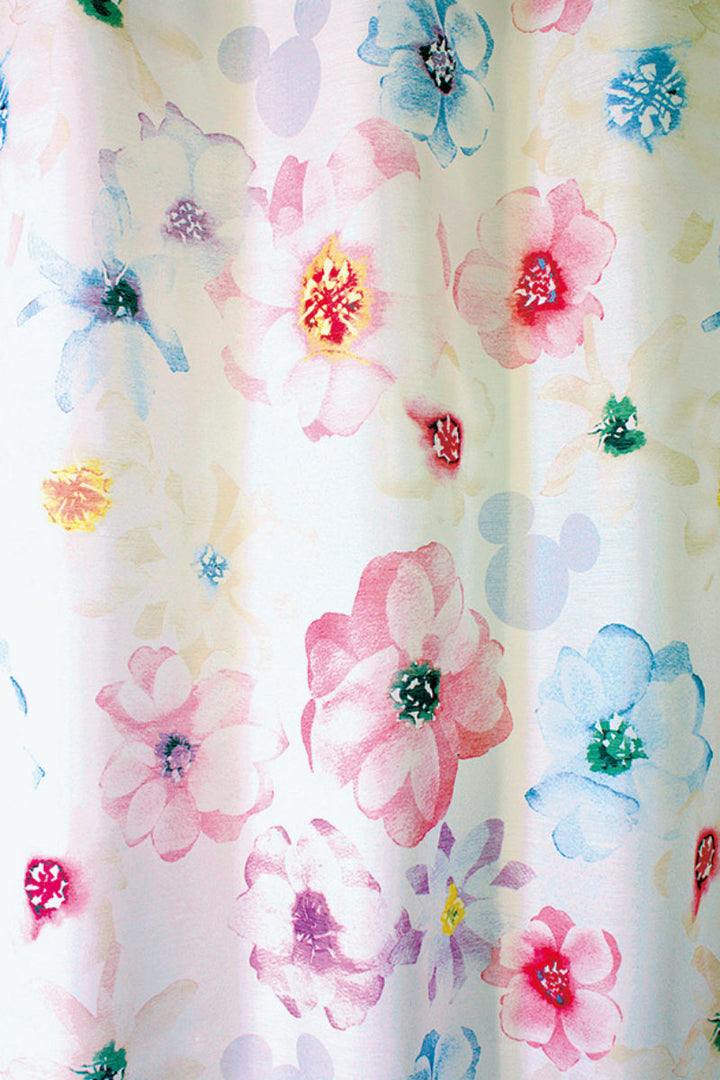 ボイルカーテンDisneyディズニーミッキーアロマ100×133cm