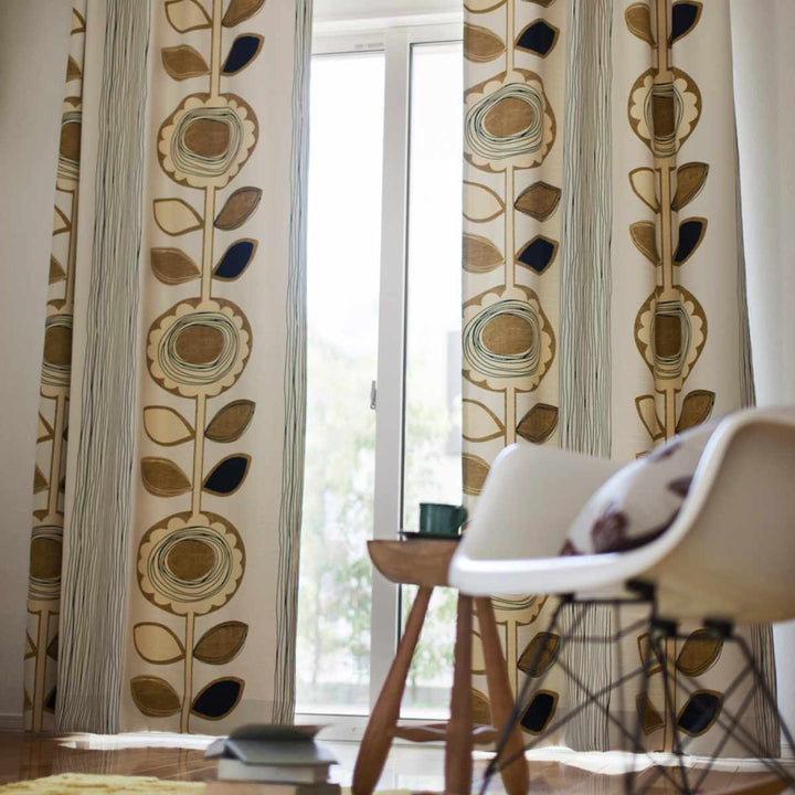 カーテン遮光2級サンフラワー100×200cmウォッシャブルスミノエ