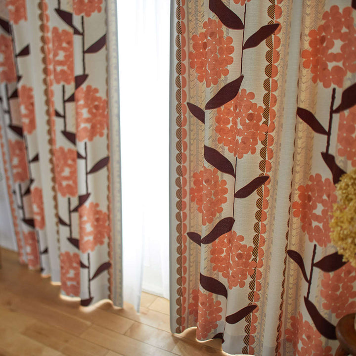 カーテン遮光2級ケイランサス100×135cmウォッシャブルスミノエ