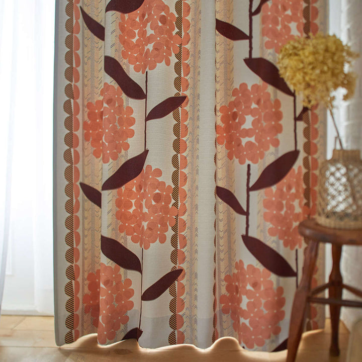 カーテン遮光2級ケイランサス100×135cmウォッシャブルスミノエ