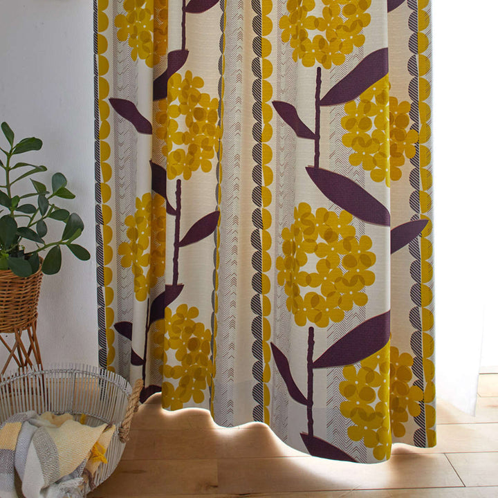 カーテン遮光2級ケイランサス100×200cmウォッシャブルスミノエ