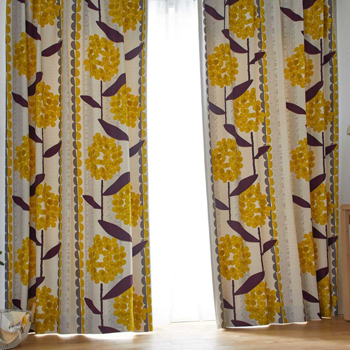 カーテン遮光2級ケイランサス100×200cmウォッシャブルスミノエ