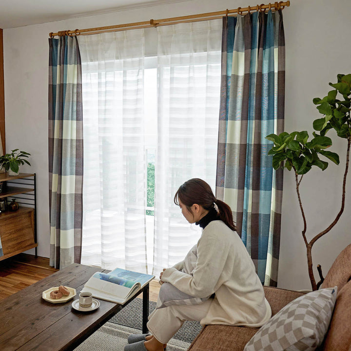 レースカーテンスミノエコルネクーシュCouche100×133cm