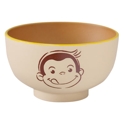 汁椀 おさるのジョージ CG 塗汁わん アイボリー