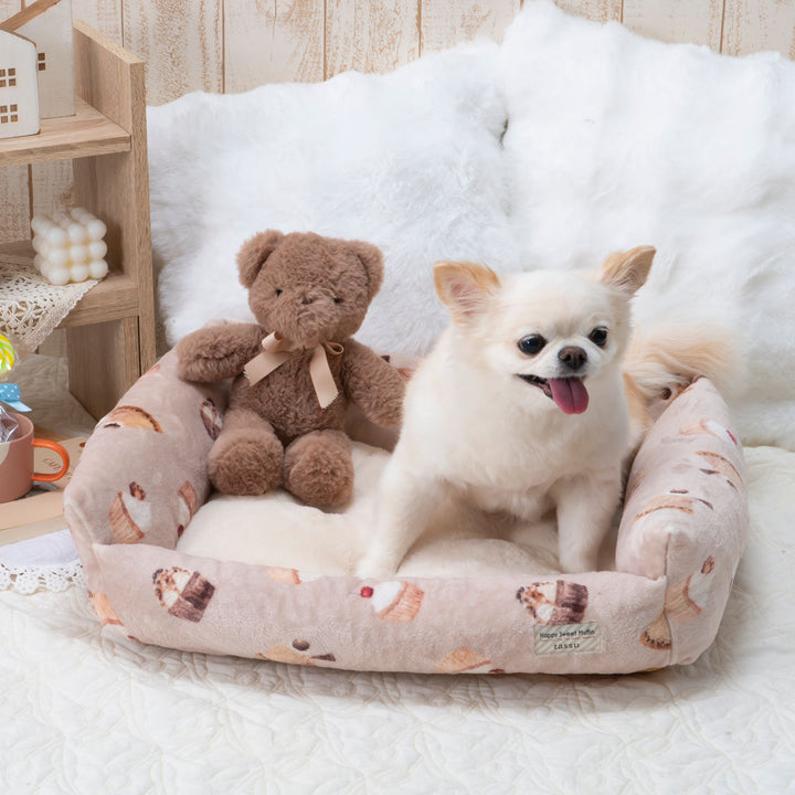 ペットベッドスクエアベッドMスイートマフィン