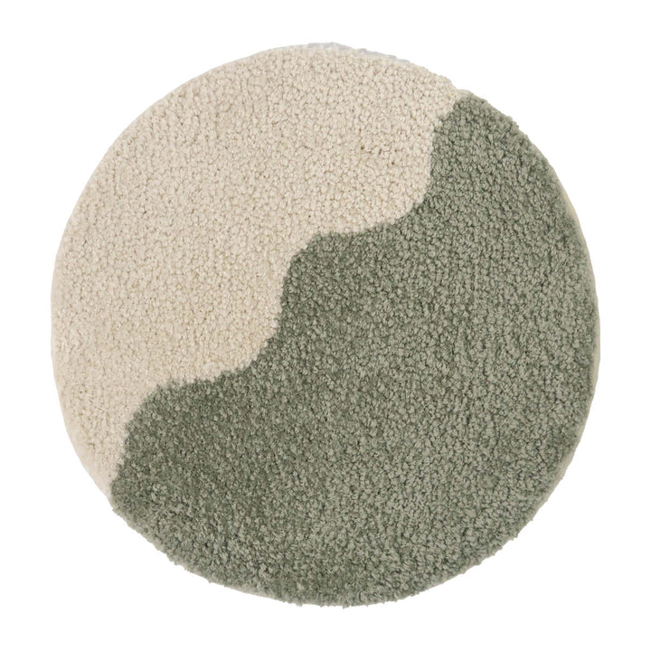 チェアパッドキャンパスタフトチェアパッドウェーブ洗える