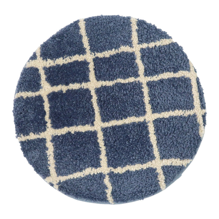 チェアパッドキャンパスタフトチェアパッドチェック洗える