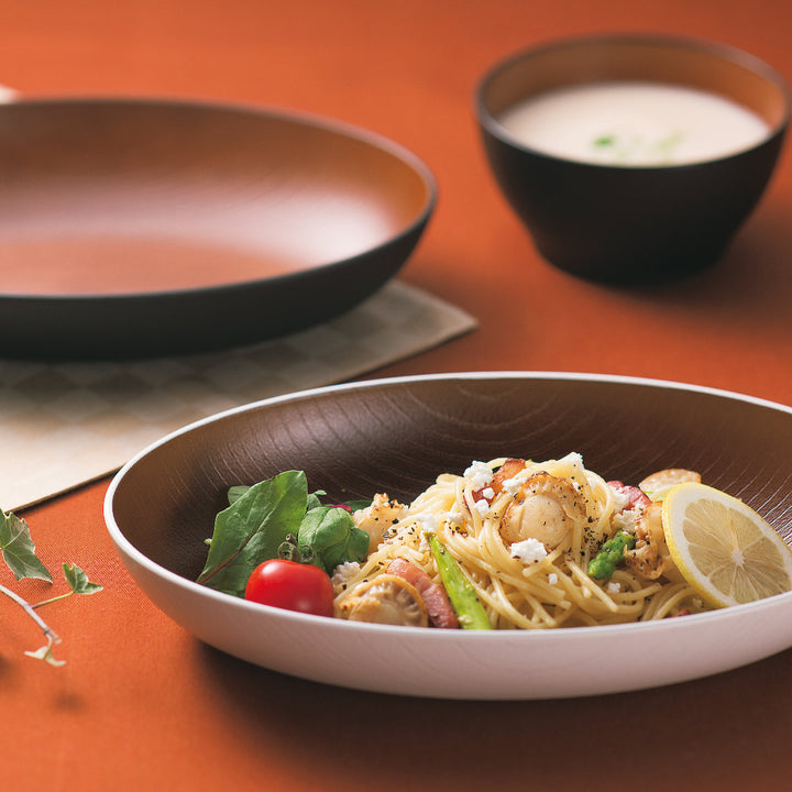 プレート木目サークルプレートMナチュール