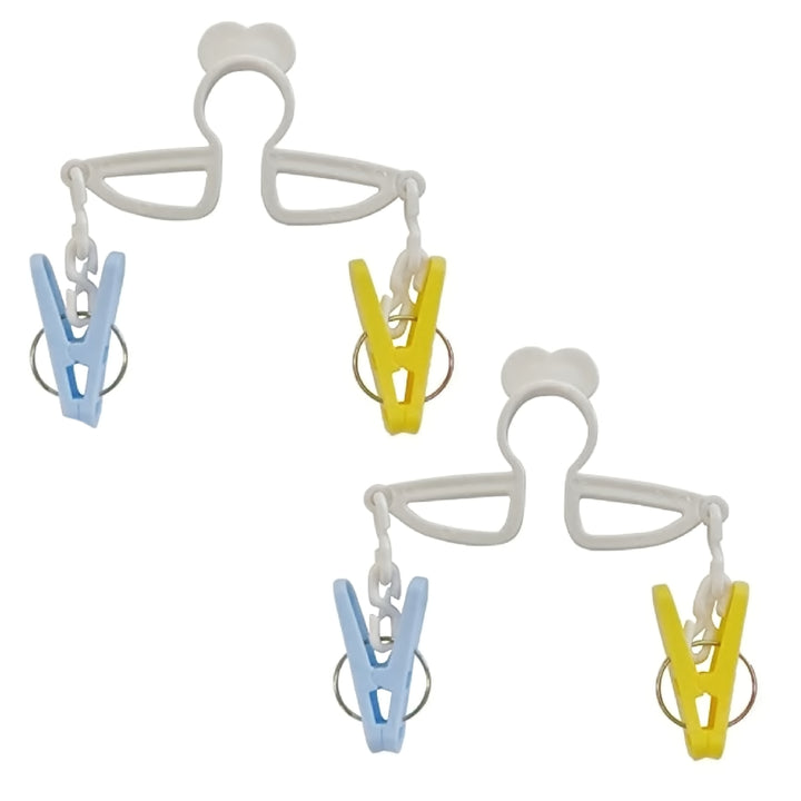 洗濯ハンガー洗濯バサミcolorCRUISEGパンピンチ2個入