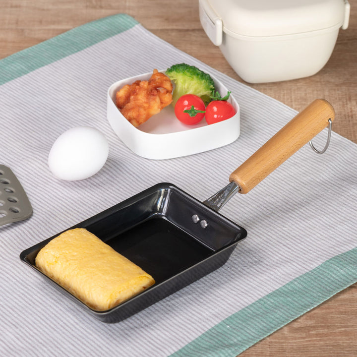 フライパン鉄製玉子焼き器9×13cm鉄炎の技お弁当用玉子焼き器IH対応